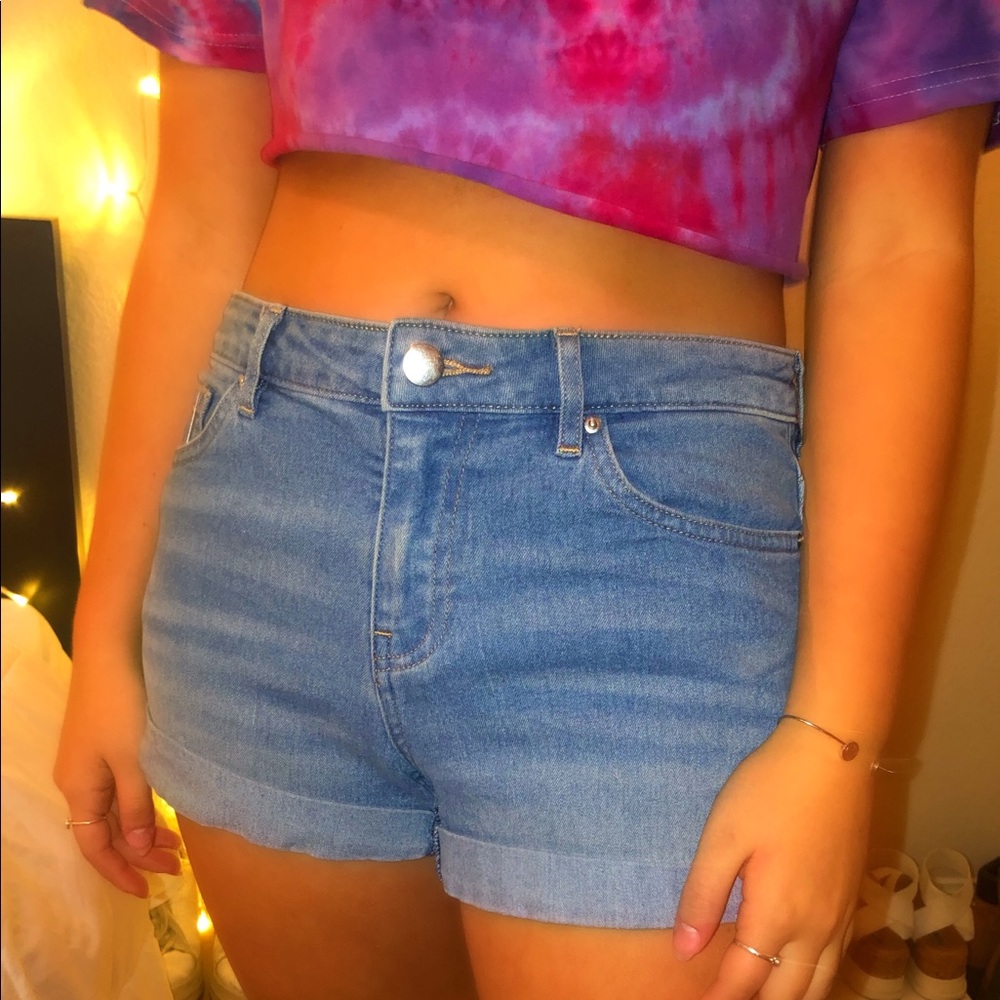 Light blue Jean shorts